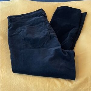 Gap Velvet black Vintage Slim High Rise pants